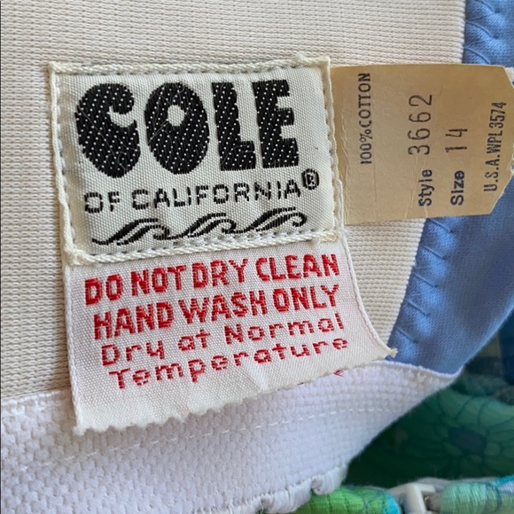 NWT 1960’s VNTG Cole of California Floral Swimsuit - Picture 4 of 13